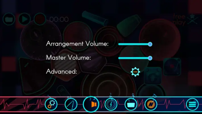 Real Electronic Drums android App screenshot 1