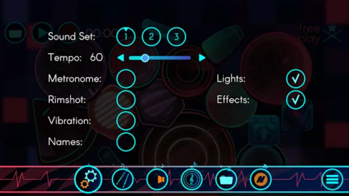 Real Electronic Drums android App screenshot 3