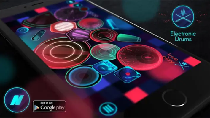 Real Electronic Drums android App screenshot 7